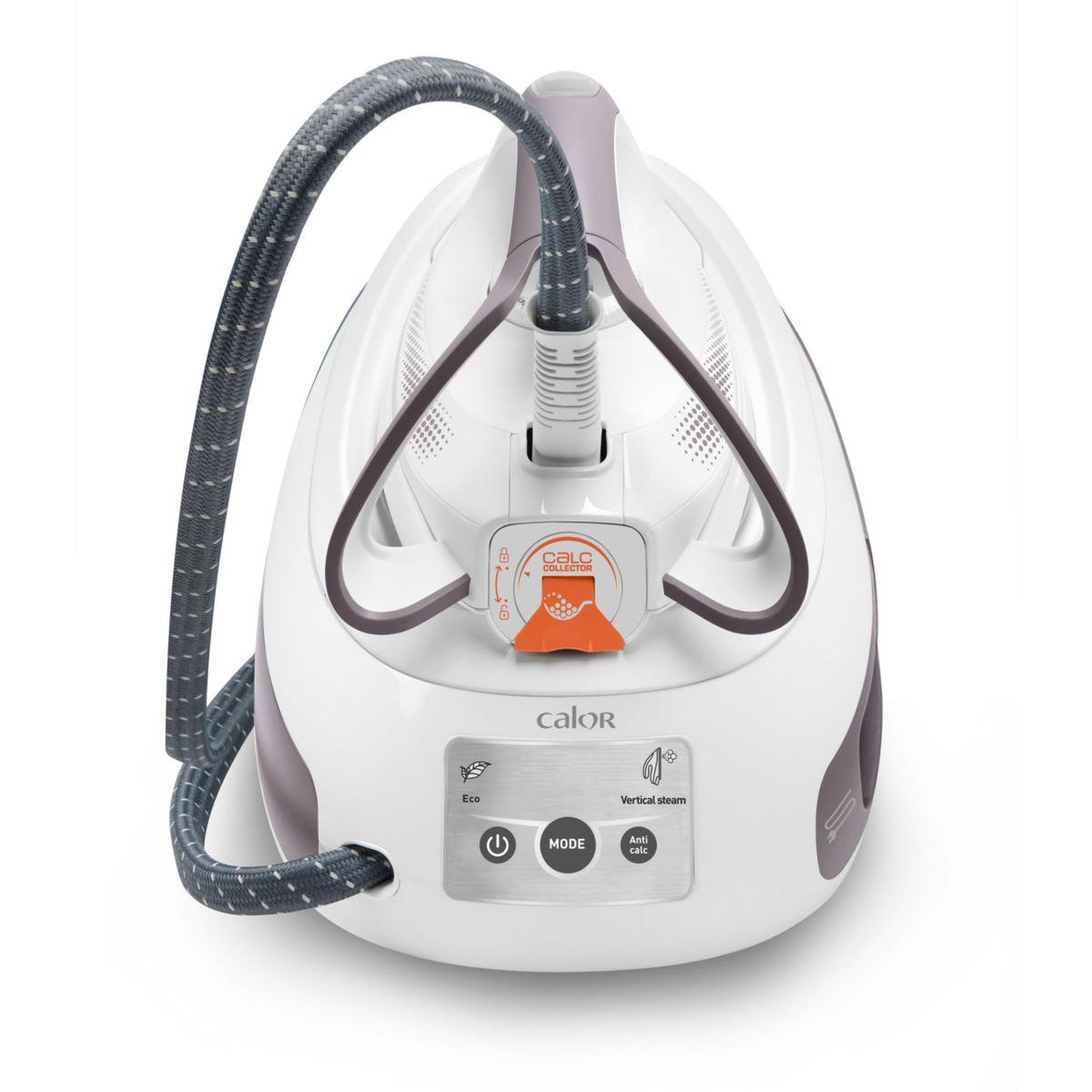 Voir la diapositive 4 : CALOR Centrale vapeur SV8011O Express anti-calc blc/gris