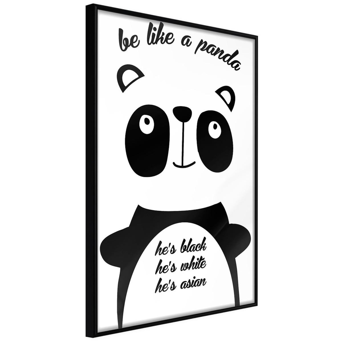 Paris Prix Affiche Murale Encadrée  Tolerant Panda