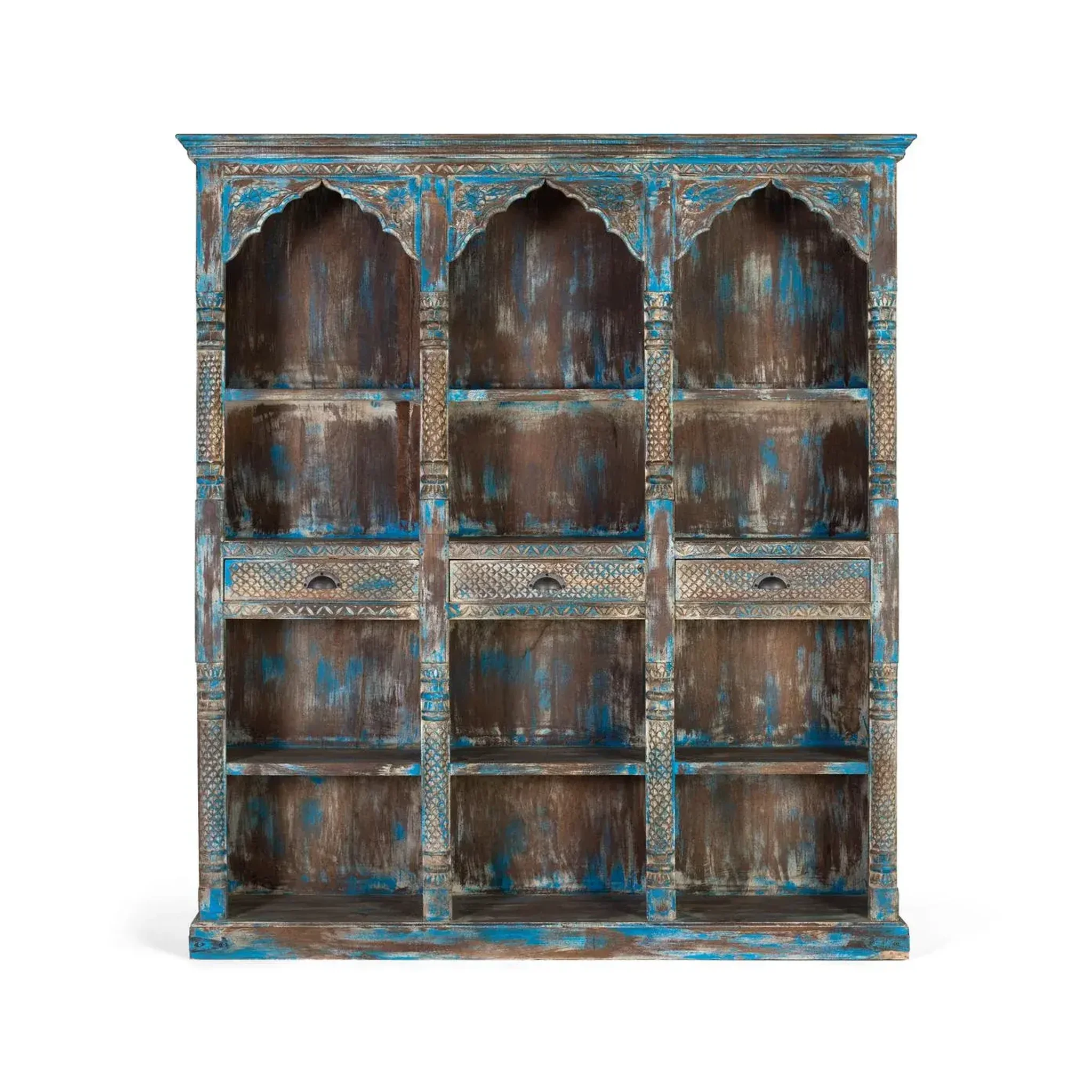 GINER Y COLOMER SL Bibliothèque en bois de manguier 170 cm style ethnique contemporain