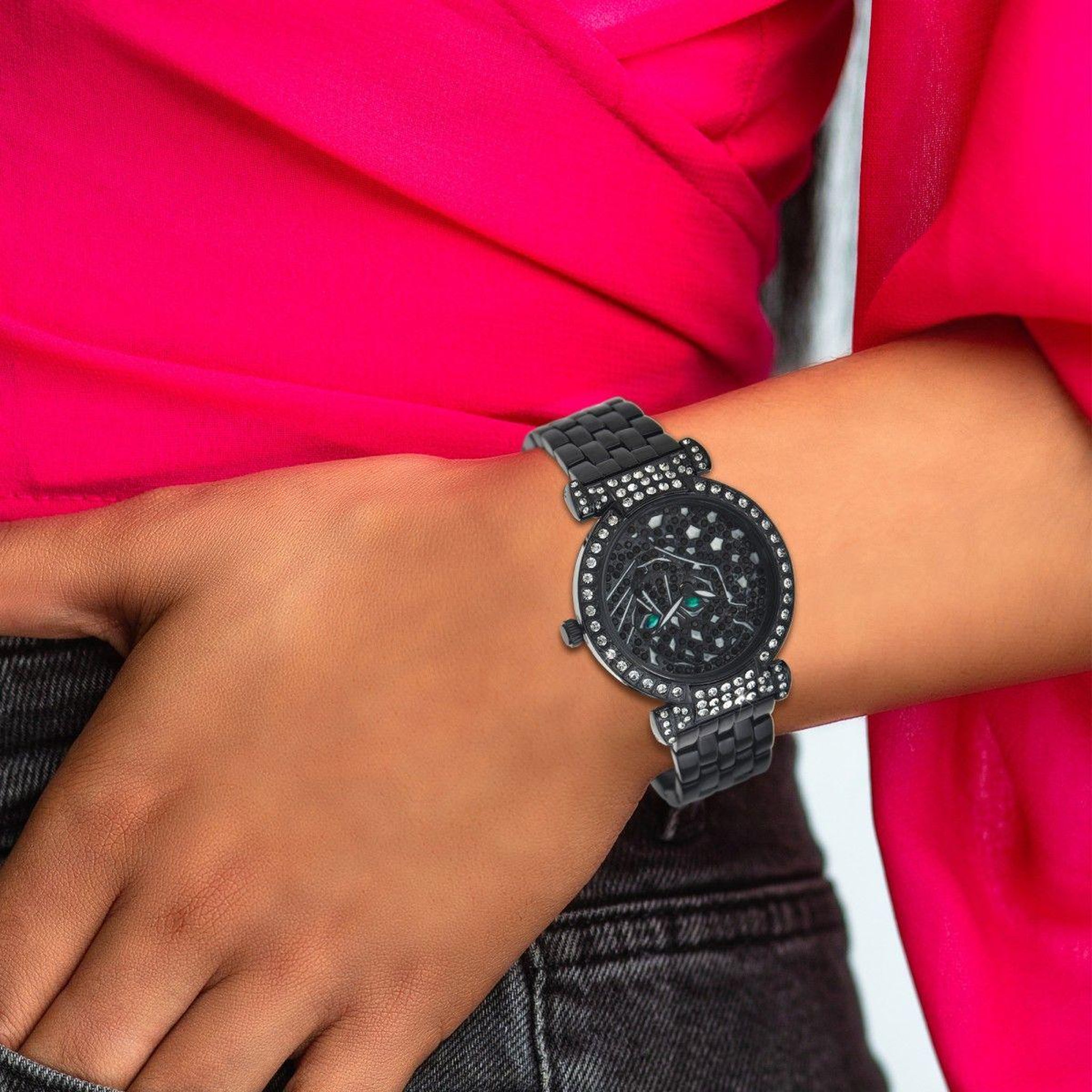 Voir la diapositive 2 : SC CRYSTAL Montre Aurélie élégante SC Crystal