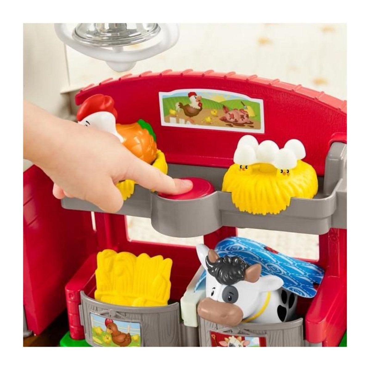 FISHER PRICE Fisher-Price - La ferme Little People - Jouet éducatif pour bébé des 12 mois - GXF15