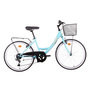Voir la diapositive 1 : DISCOVERY ADVENTURES Vélo enfant ( 140/160 cm) - Modèle 24'' Ville  Discovery Adventures   - 6 vitesses - Enjambement bas – Freins V-Brake - Shimano - Béquille - équipé City