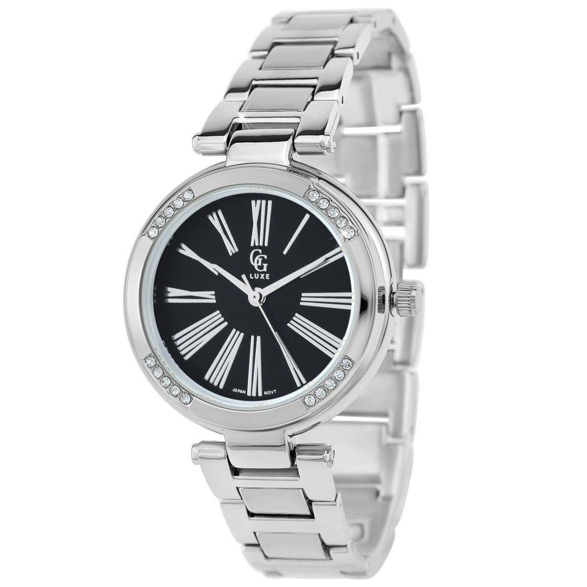 SC CRYSTAL Montre Shany élégante ornée de Cristaux scintillants par SC Crystal