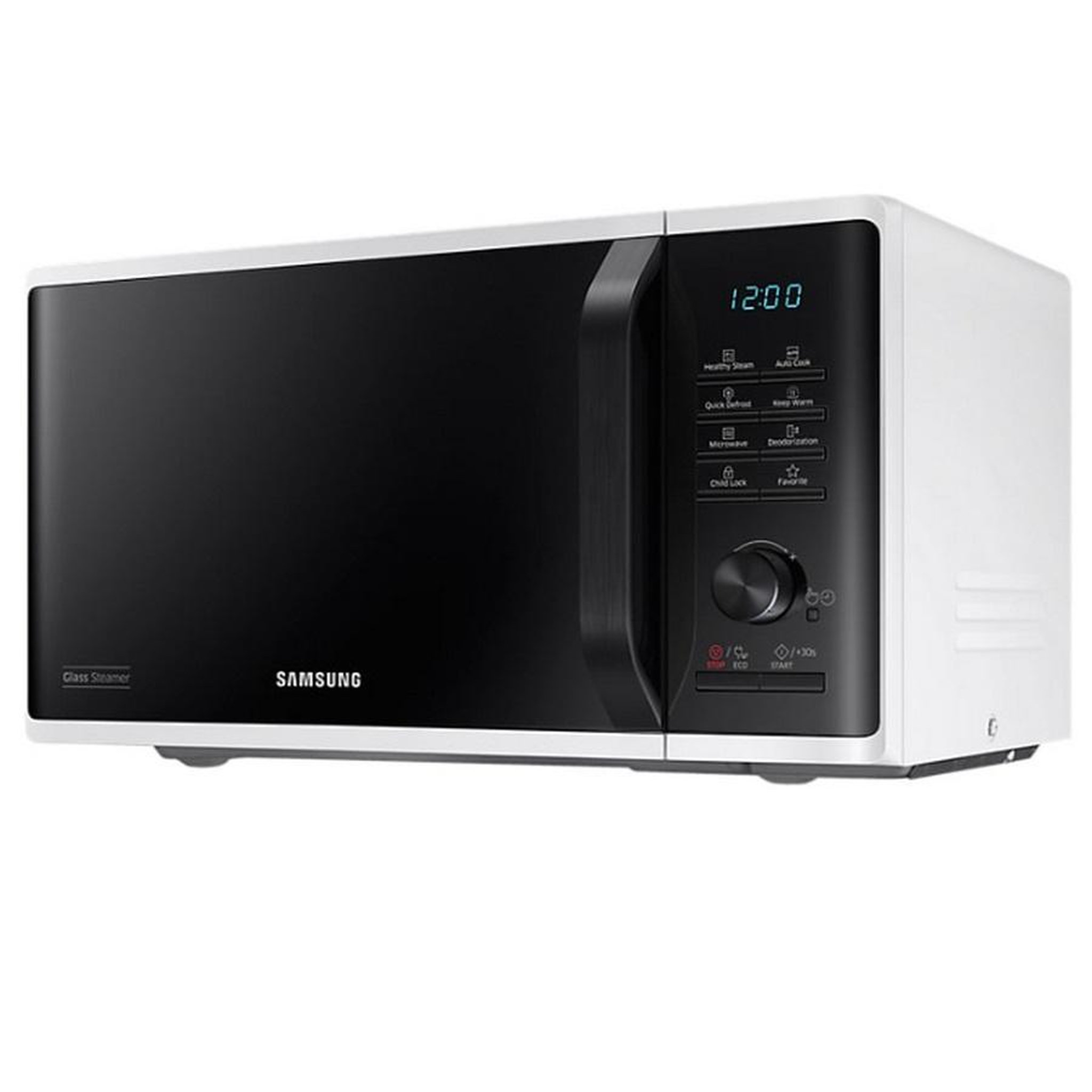 Voir la diapositive 2 : Samsung Micro-ondes solo 23l 800w blanc - ms23k3555ewef