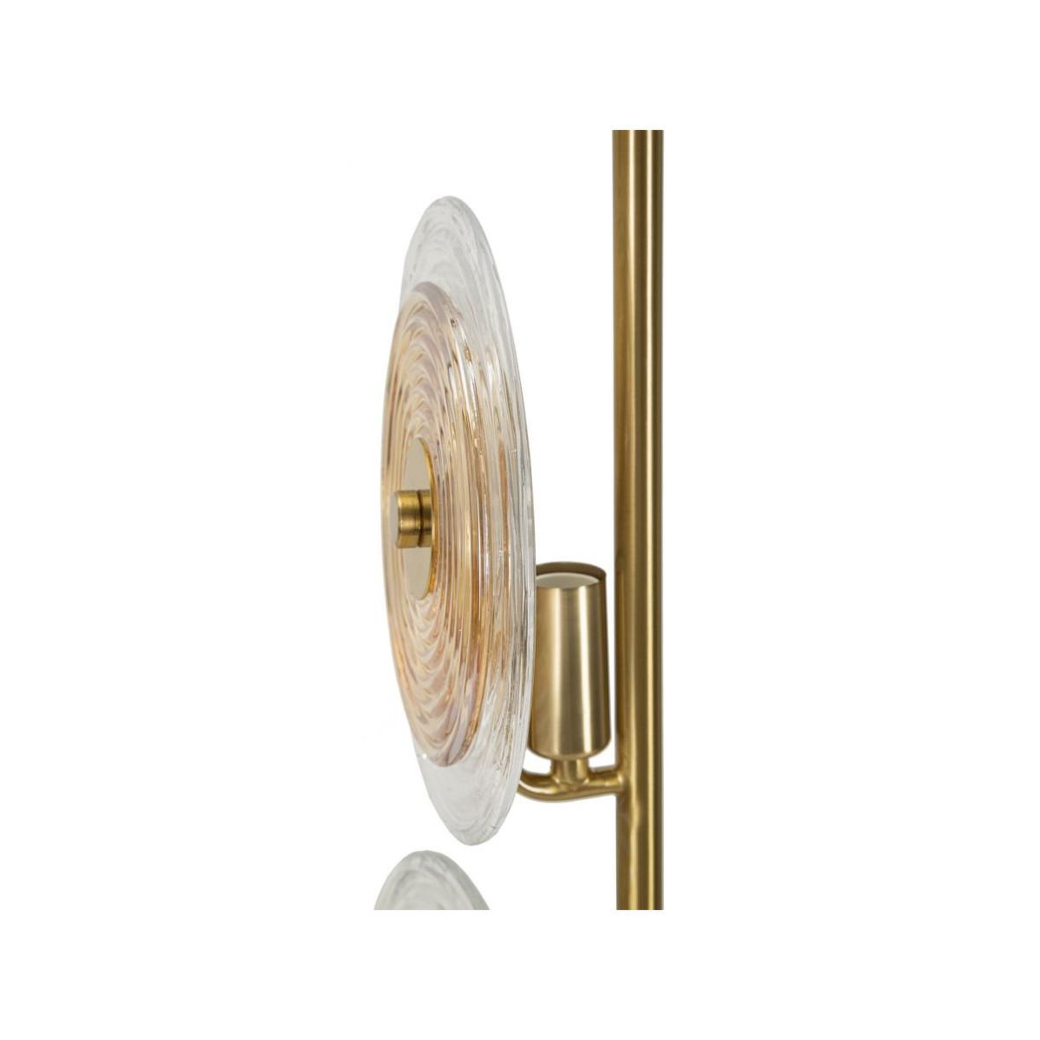 Voir la diapositive 3 : Paris Prix Lampe à poser design en verre  venice  63cm or