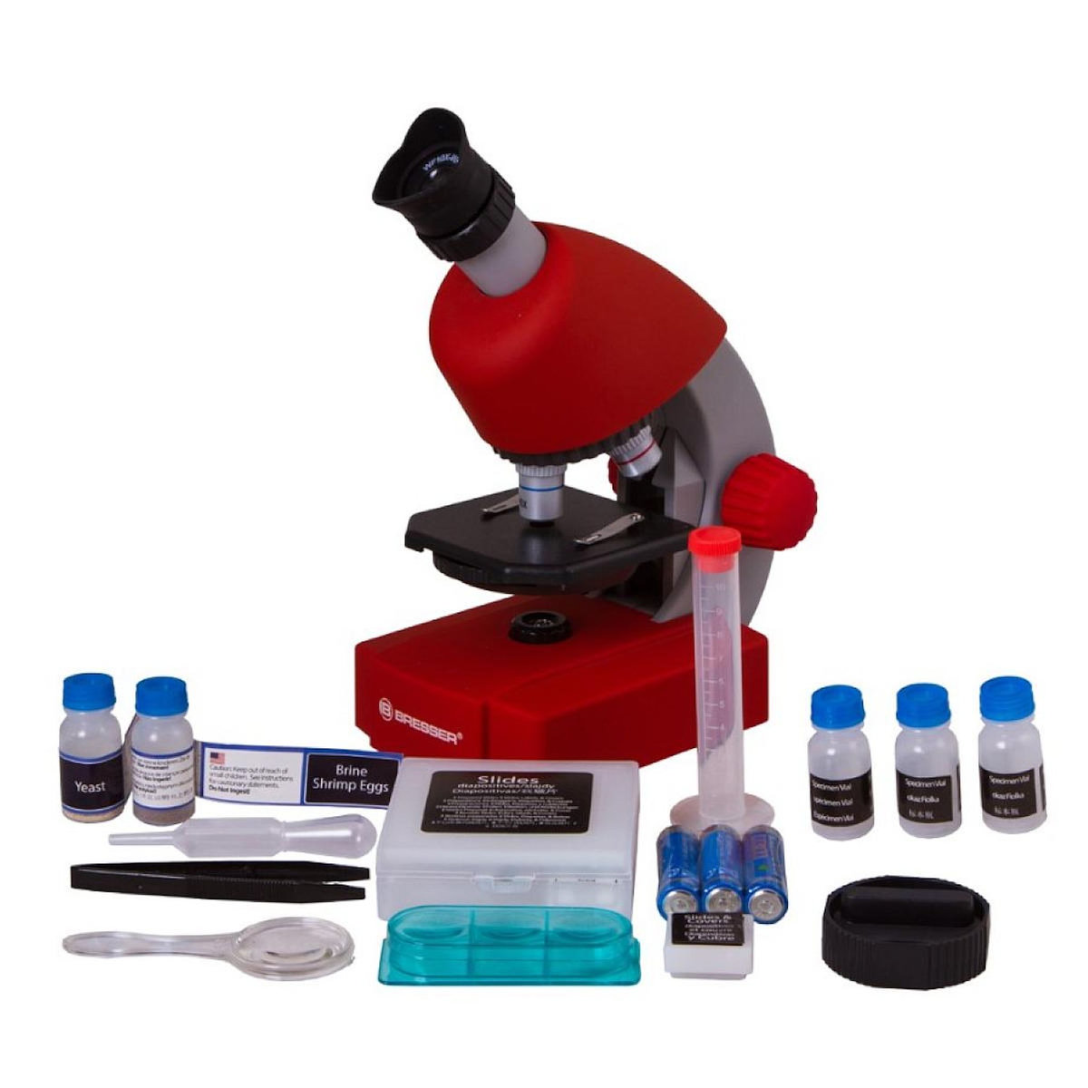 Bresser Microscope  Junior 40640x rouge