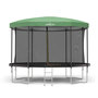 Voir la diapositive 4 : JUMP4FUN Tente cabane pour trampoline 12FT-366cm - Vert