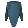 Voir la diapositive 4 : The Home Deco Factory Tabouret d'appoint empilable Emma - Bleu canard