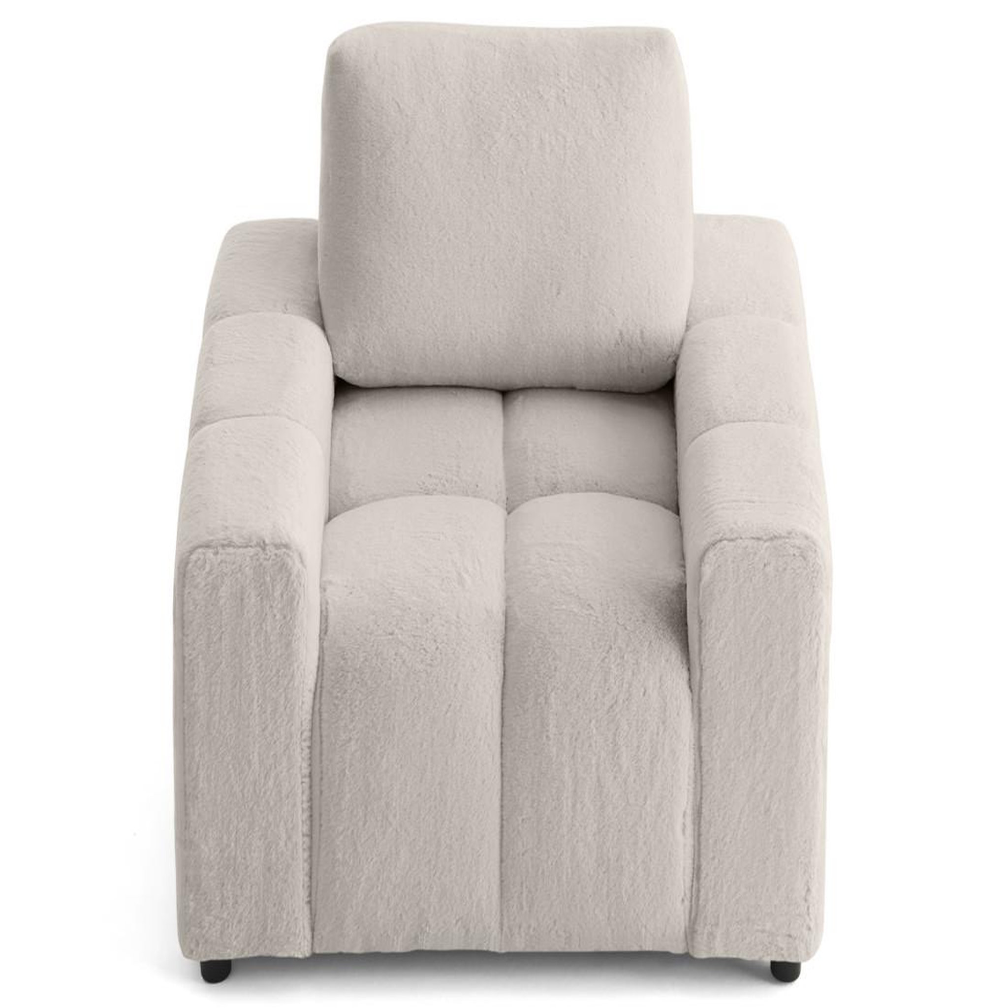 Voir la diapositive 5 : LISA DESIGN Crocus - fauteuil en fausse fourrure