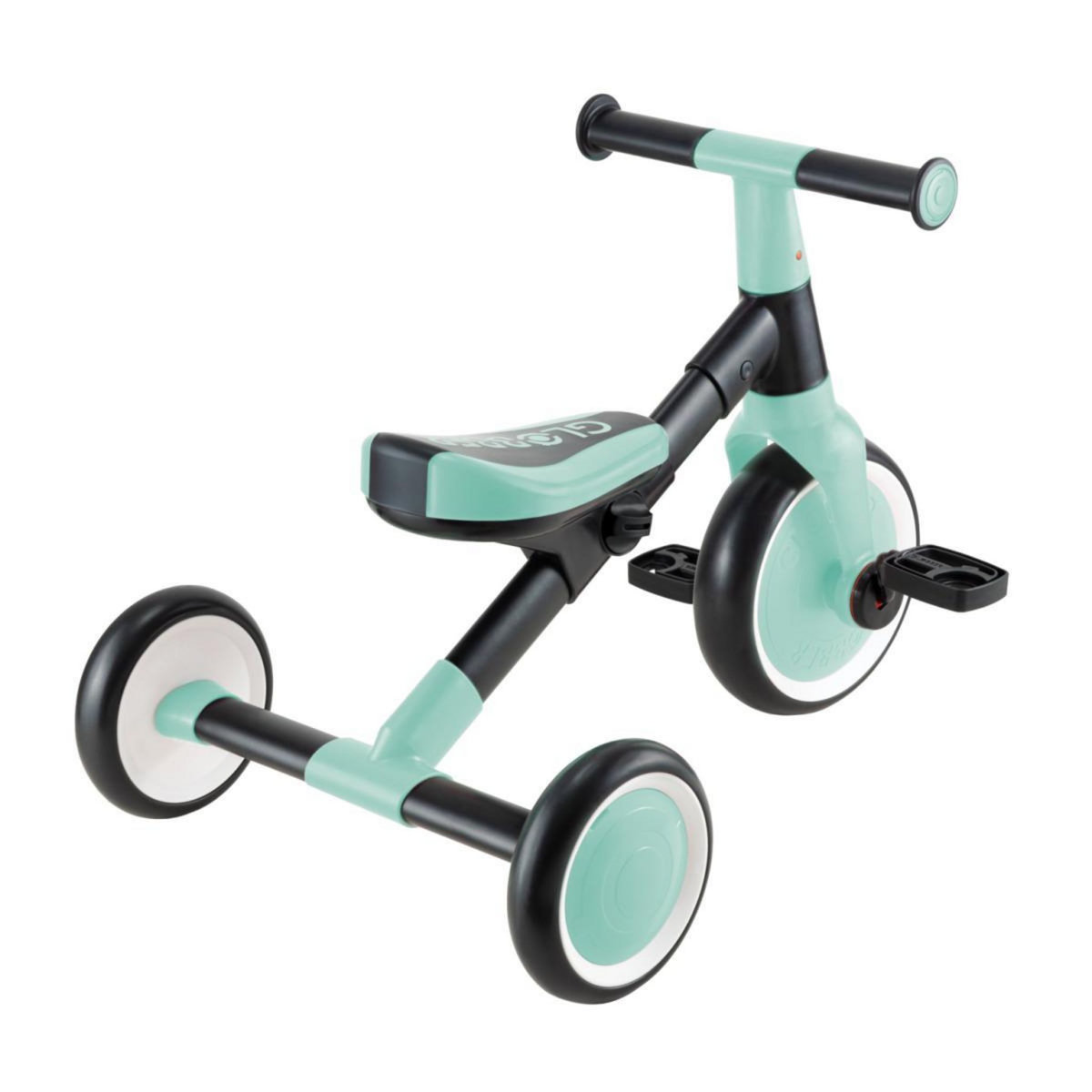 Globber Learning Bike - Trike 2 En 1 Evolutif Pastel Menthe / Noir