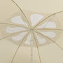 Voir la diapositive 4 : VIDAXL Parasol de plage jaune sable 300 cm
