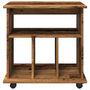 Voir la diapositive 5 : VIDAXL Armoire a roulettes vieux bois 60x45x60 cm bois d'ingenierie