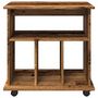 Voir la diapositive 5 : VIDAXL Armoire a roulettes vieux bois 60x45x60 cm bois d'ingenierie