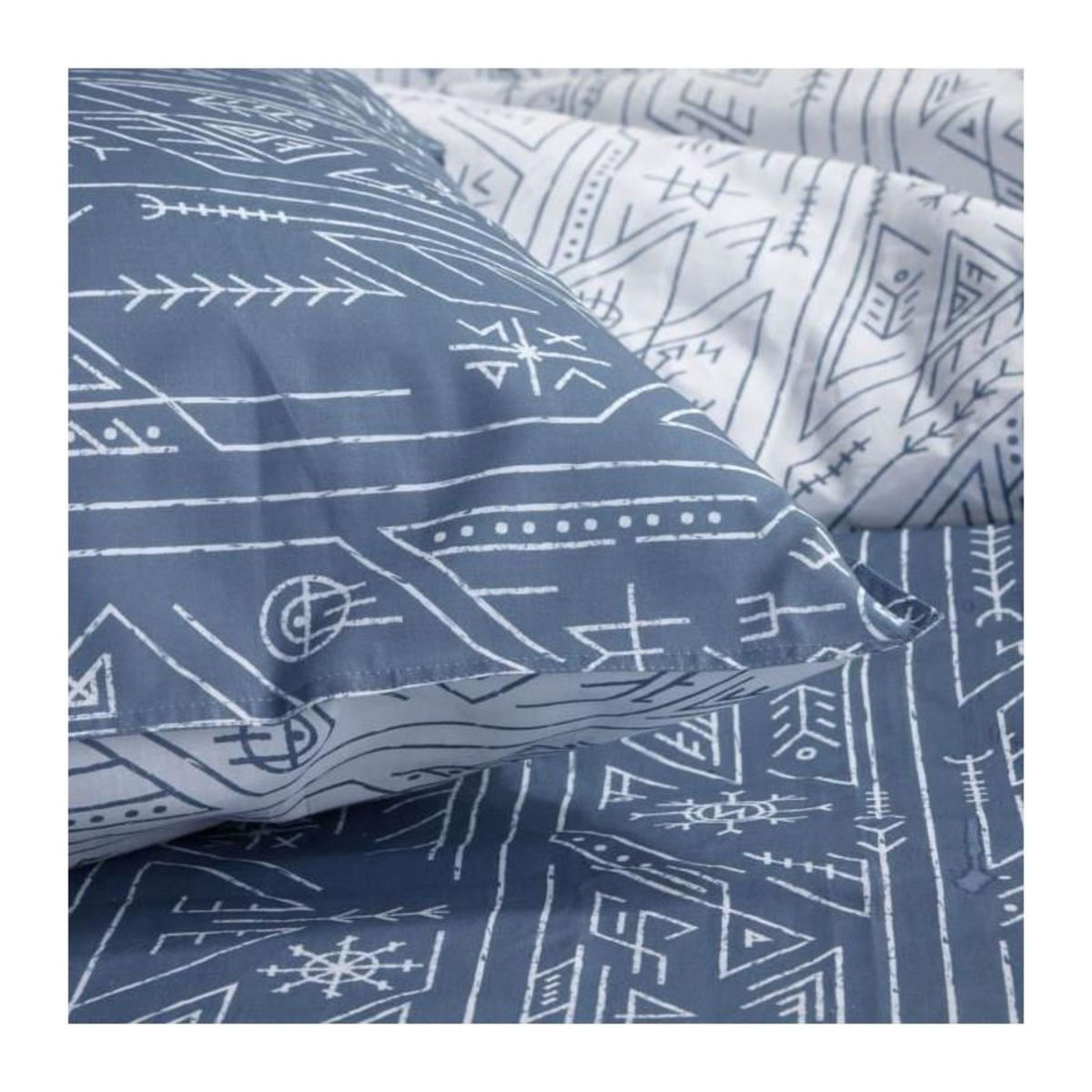 Today Parure de lit 2 personnes - TODAY - Sunshine 16.7 - 240 x 260 cm - 100% Coton imprimé