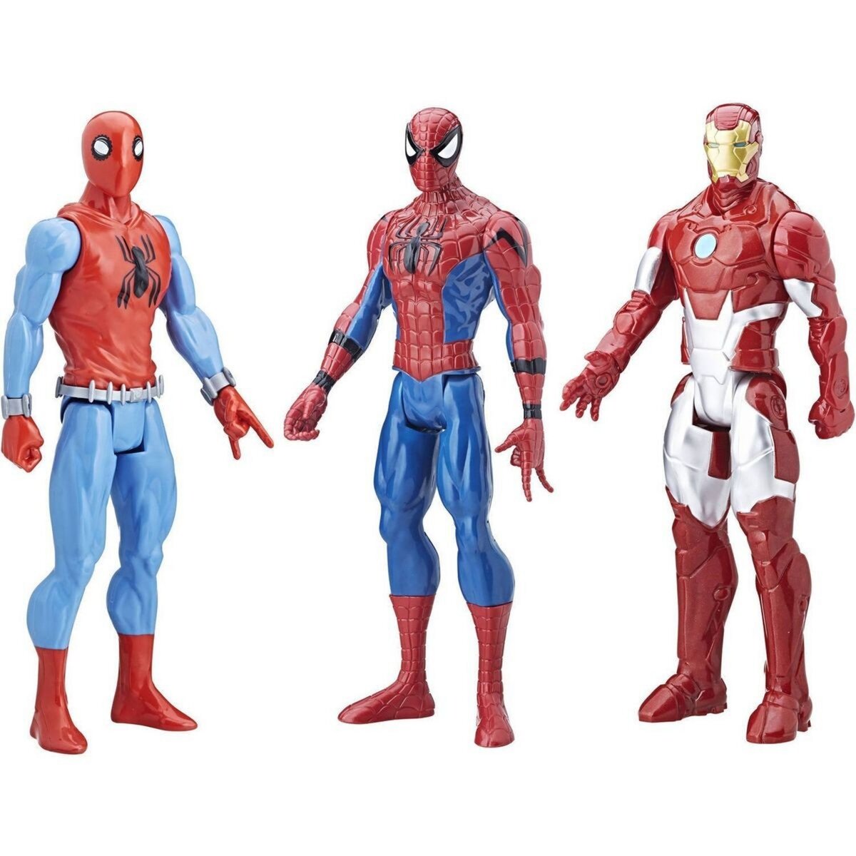 HASBRO Pack de 3 figurines Marvel Titan - 30 cm - Spiderman