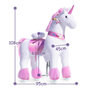 Voir la diapositive 2 : Ponycycle Licorne blanche siege rose Ux502