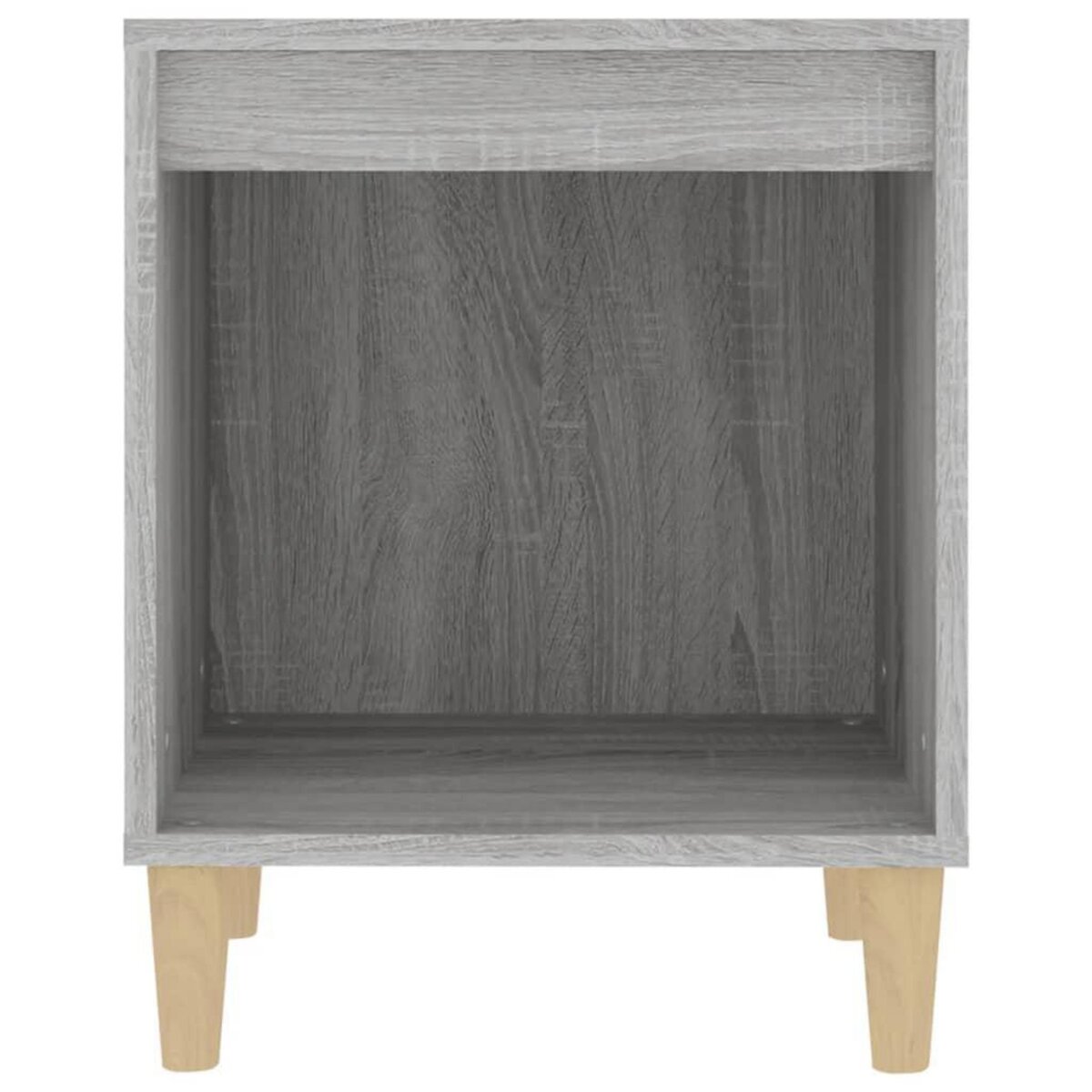 VIDAXL Table de chevet Sonoma gris 40x35x50 cm