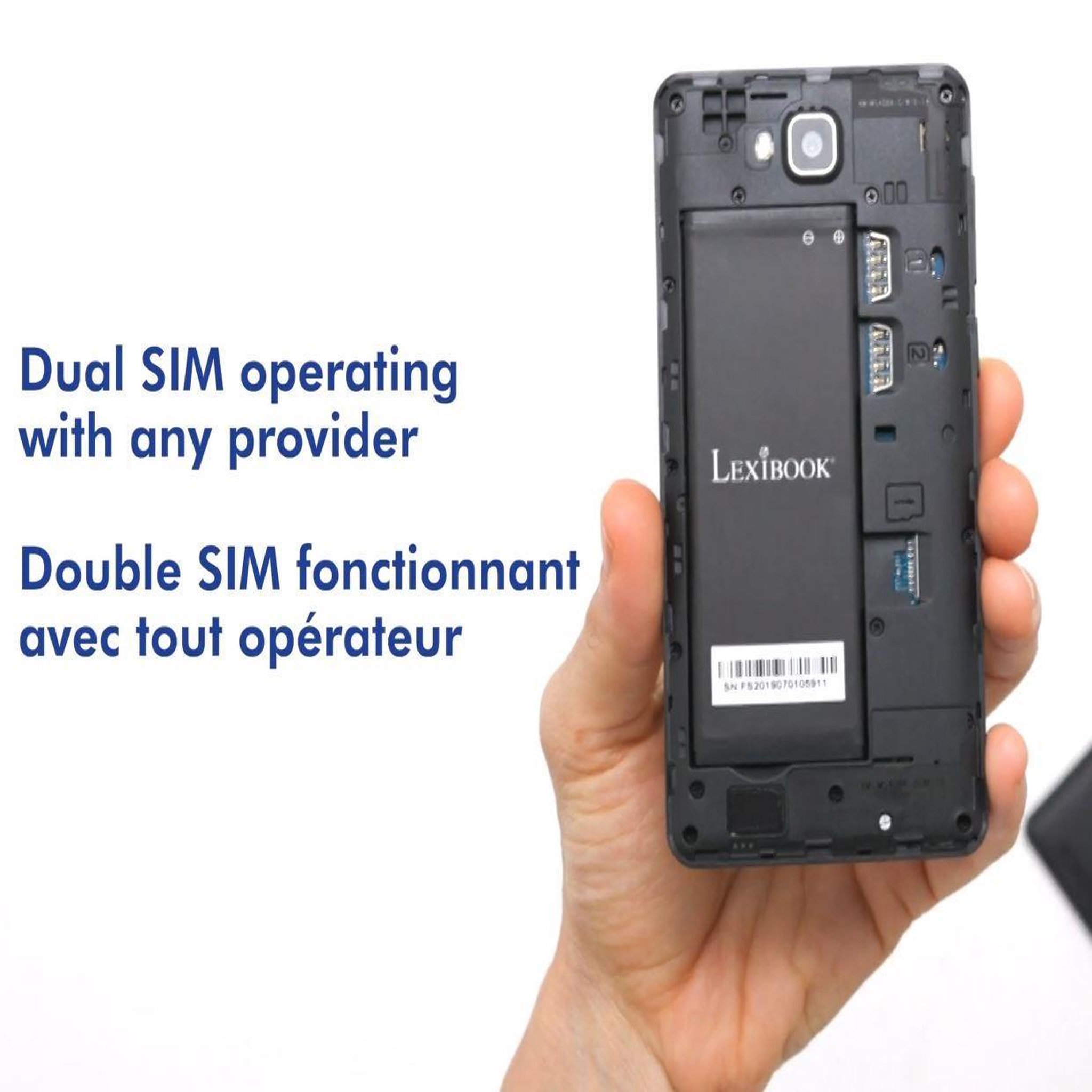 Voir la diapositive 6 : Lexibook Téléphone Portable Tablet Phone (Version FR)