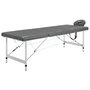 Voir la diapositive 1 : VIDAXL Table de massage 4 zones Cadre en aluminium Anthracite 186x68cm