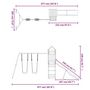 Voir la diapositive 6 : VIDAXL Aire de jeux d'exterieur bois de pin massif