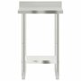 Voir la diapositive 5 : VIDAXL Table de travail de cuisine avec dosseret 55x55x93 cm inox