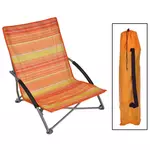 HI HI Chaise de plage pliable Orange 65x55x25/65 cm