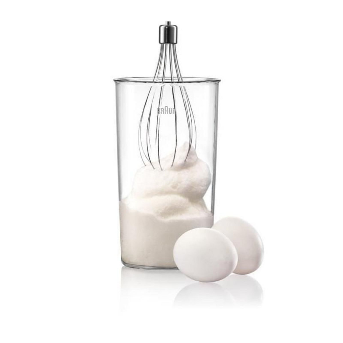 BRAUN BRAUN Mixeur plongeant avec hachoir Omelette - MQ3025WH - Blanc et Bleu