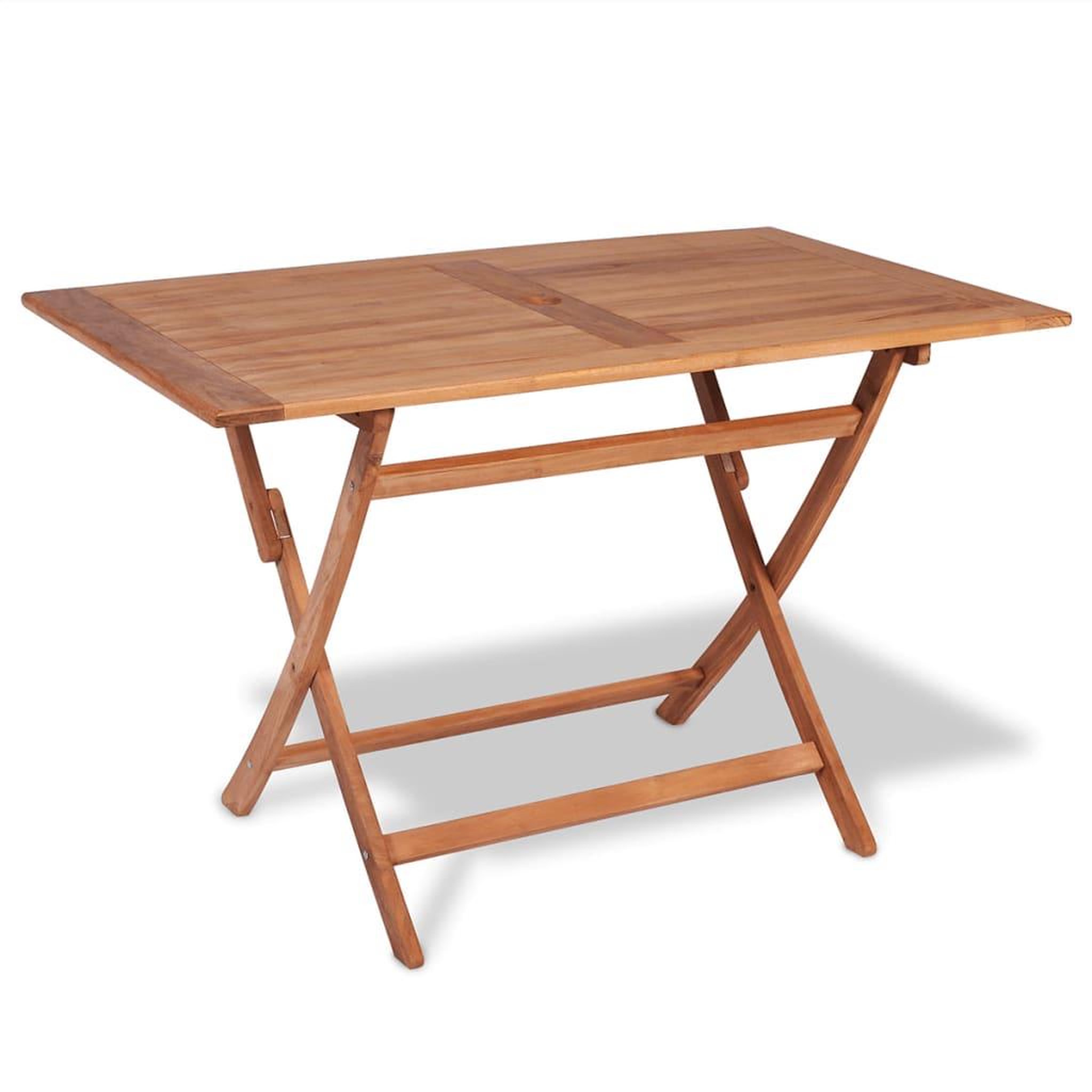 Voir la diapositive 2 : VIDAXL Ensemble a manger de jardin 5 pcs bois de teck massif