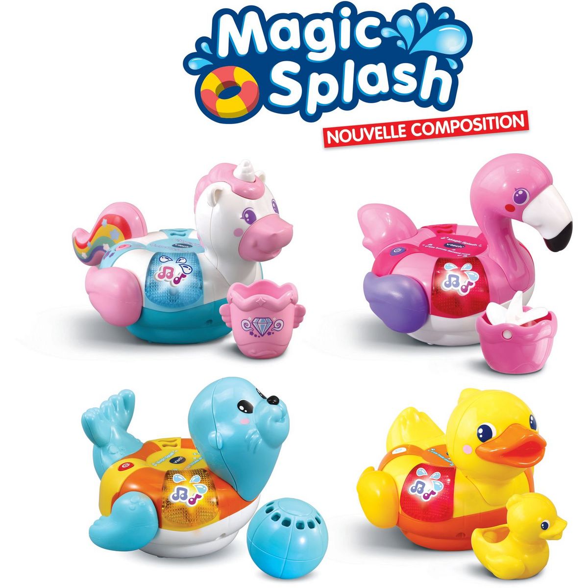 VTECH BABY Magic'Splash - P'tites Bouées Animaux