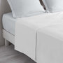 Voir la diapositive 1 : Paris Prix Drap Plat  Lina  180x290cm Blanc