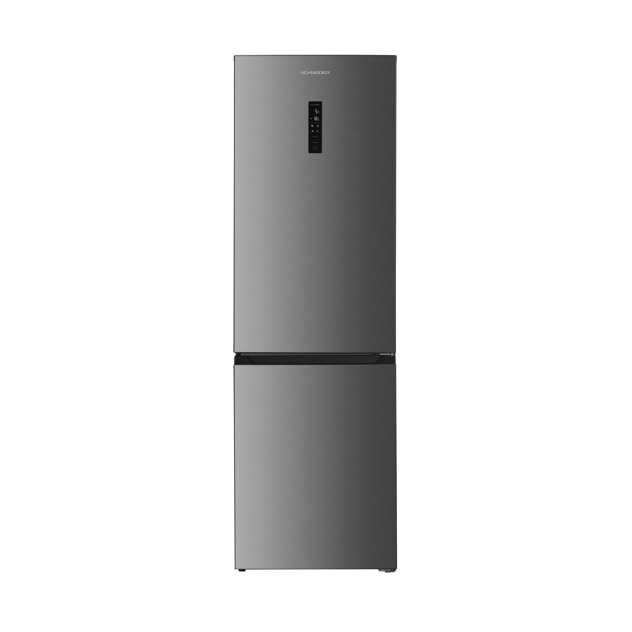 SCHNEIDER Réfrigérateur combiné Inox - SCCB347HDNF-XD