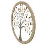 Voir la diapositive 3 : Paris Prix Déco Murale Ronde  Arbre de Vie  61cm Multicolore