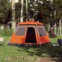 Voir la diapositive 3 : VIDAXL Tente de camping a dome 4 personnes liberation rapide