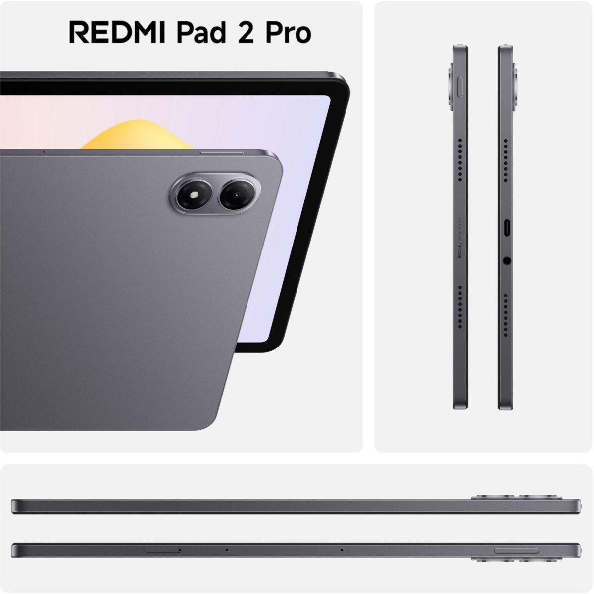 XIAOMI Tablette Android Redmi Pad 2 Pro WiFi 128Go Gris