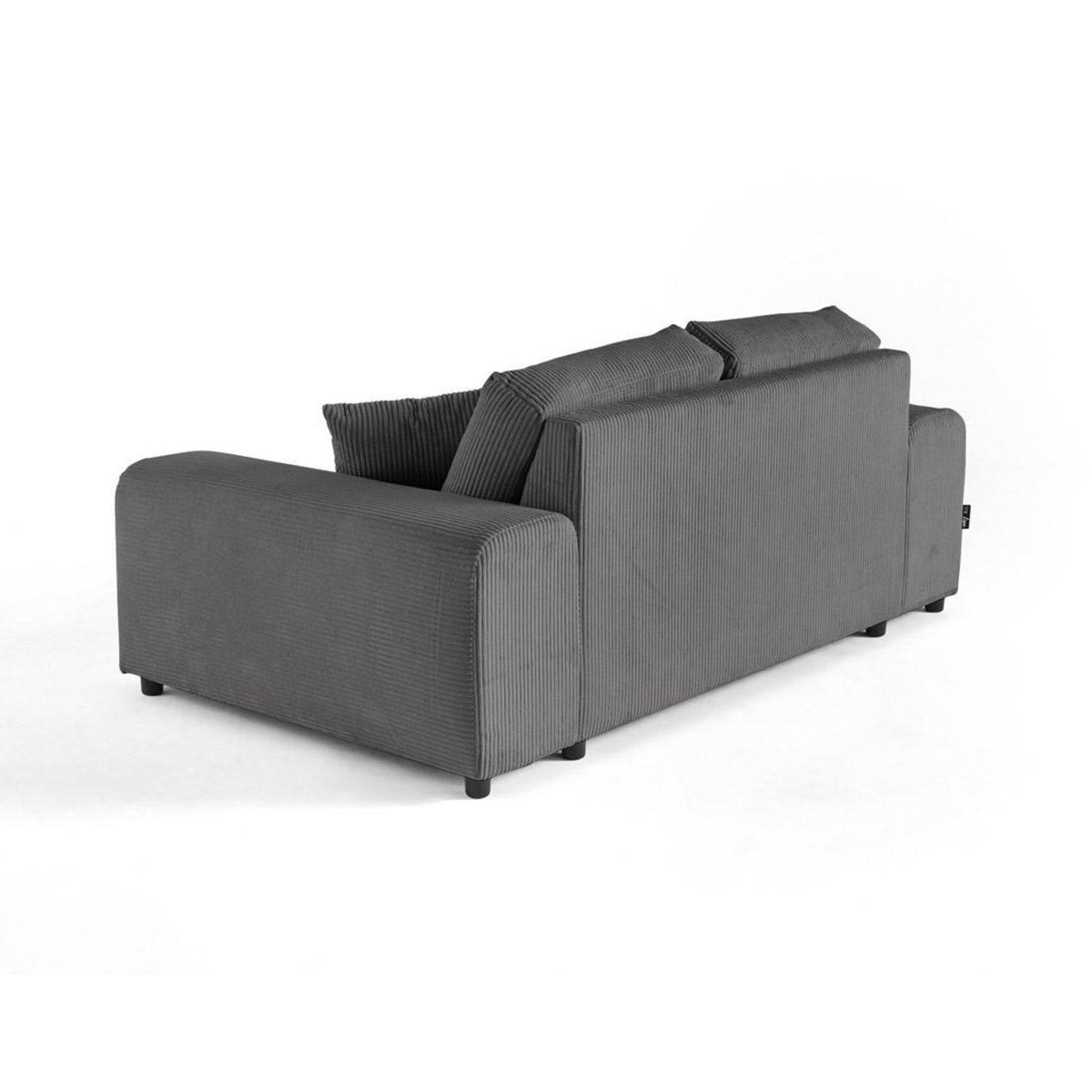 LISA DESIGN Garance - canapé droit 2 places - en velours côtelé