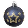Voir la diapositive 3 : ATMOSPHERA Lot de 25 Boules de Noël  Maison des Couleurs  6cm Bleu & Or