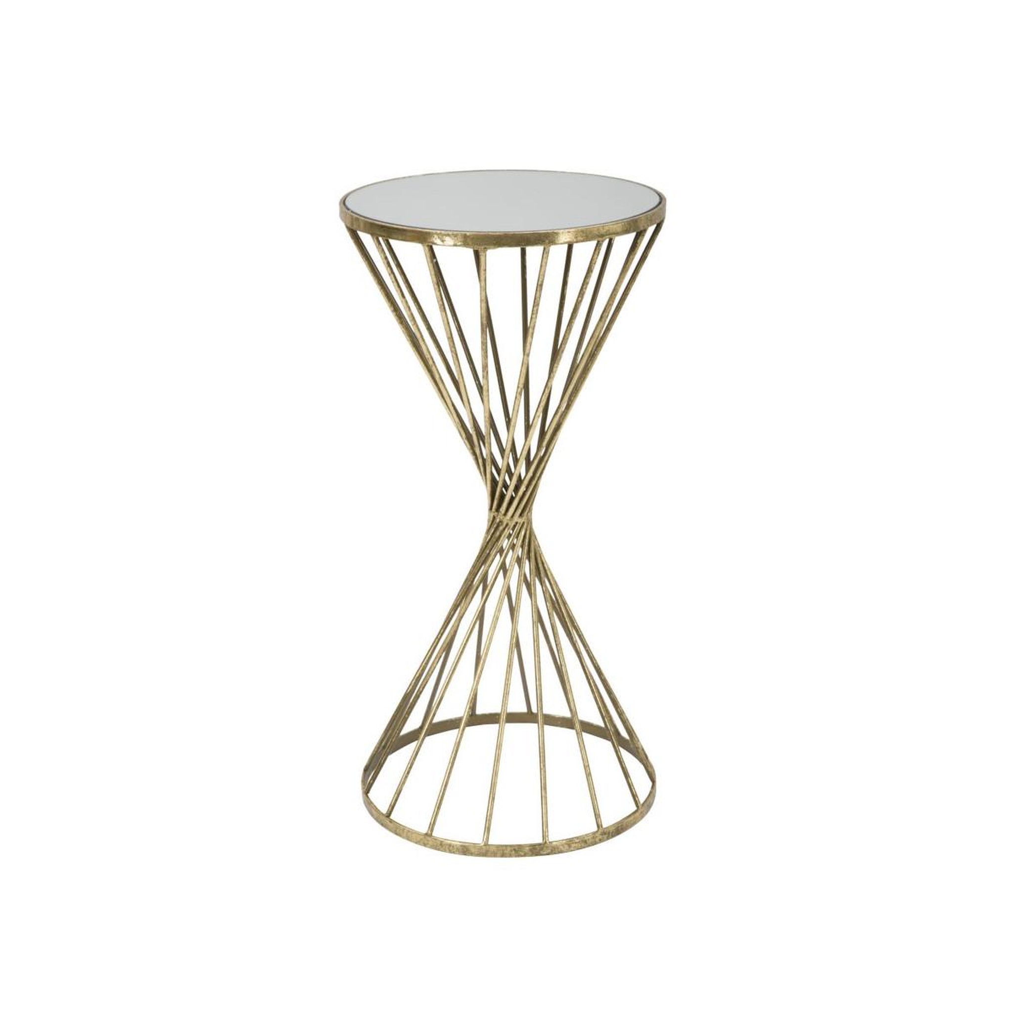 Paris Prix Table d'Appoint Design  Hypnose  70cm Or