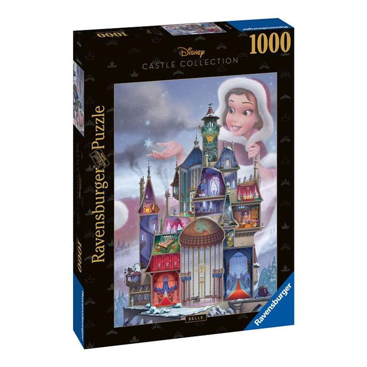 RAVENSBURGER Puzzle Ravensburger Disney Castles Belle 1000 pièces