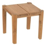 Paris Prix Table d'Appoint en Teck  Bruce  40cm Naturel