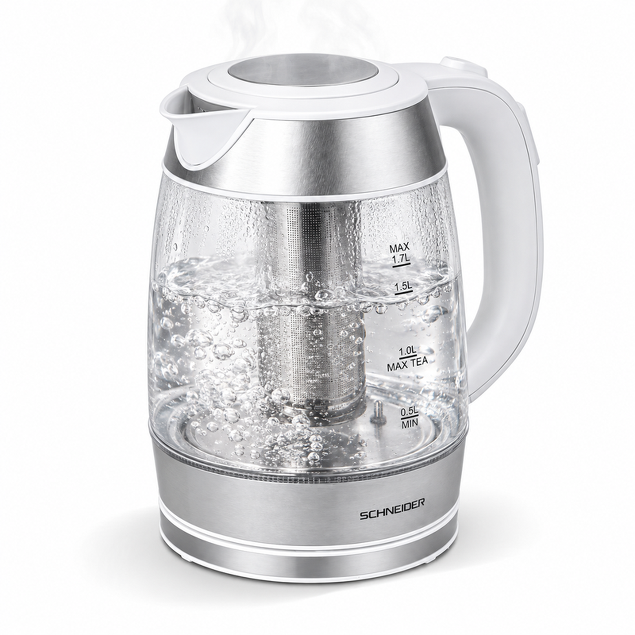 SCHNEIDER Bouilloire en verre 1,7l scke236tp schneider