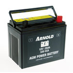 ARNOLD Batterie AZ108/AGM U1R-320 SLA pour tracteur tondeuse, + terminal droite