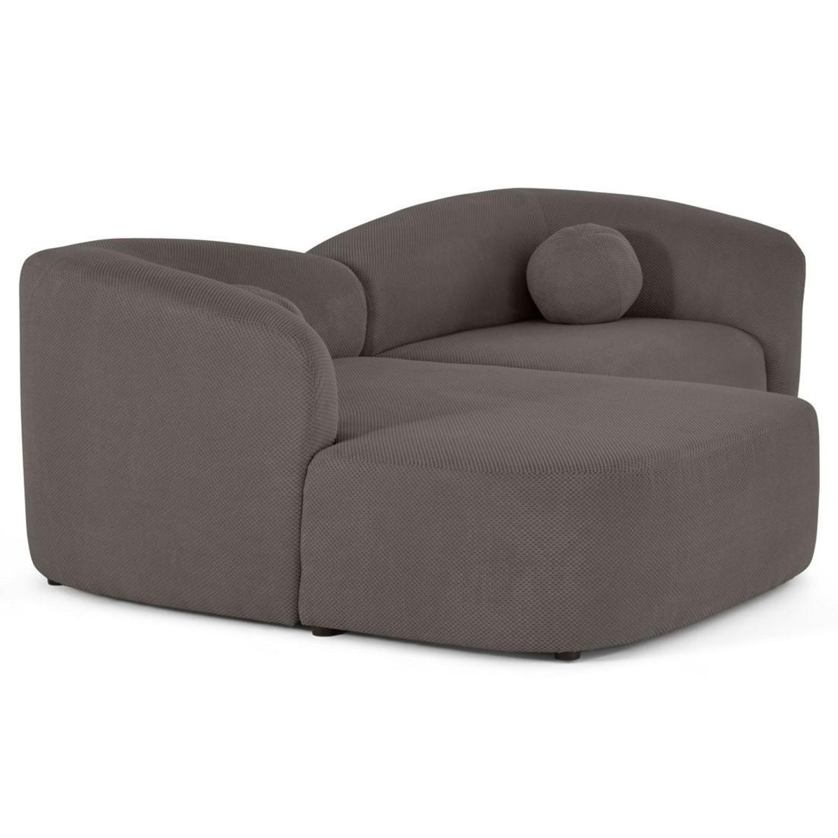 LISA DESIGN Charles - canapé d'angle gauche 4 places en velours texturé