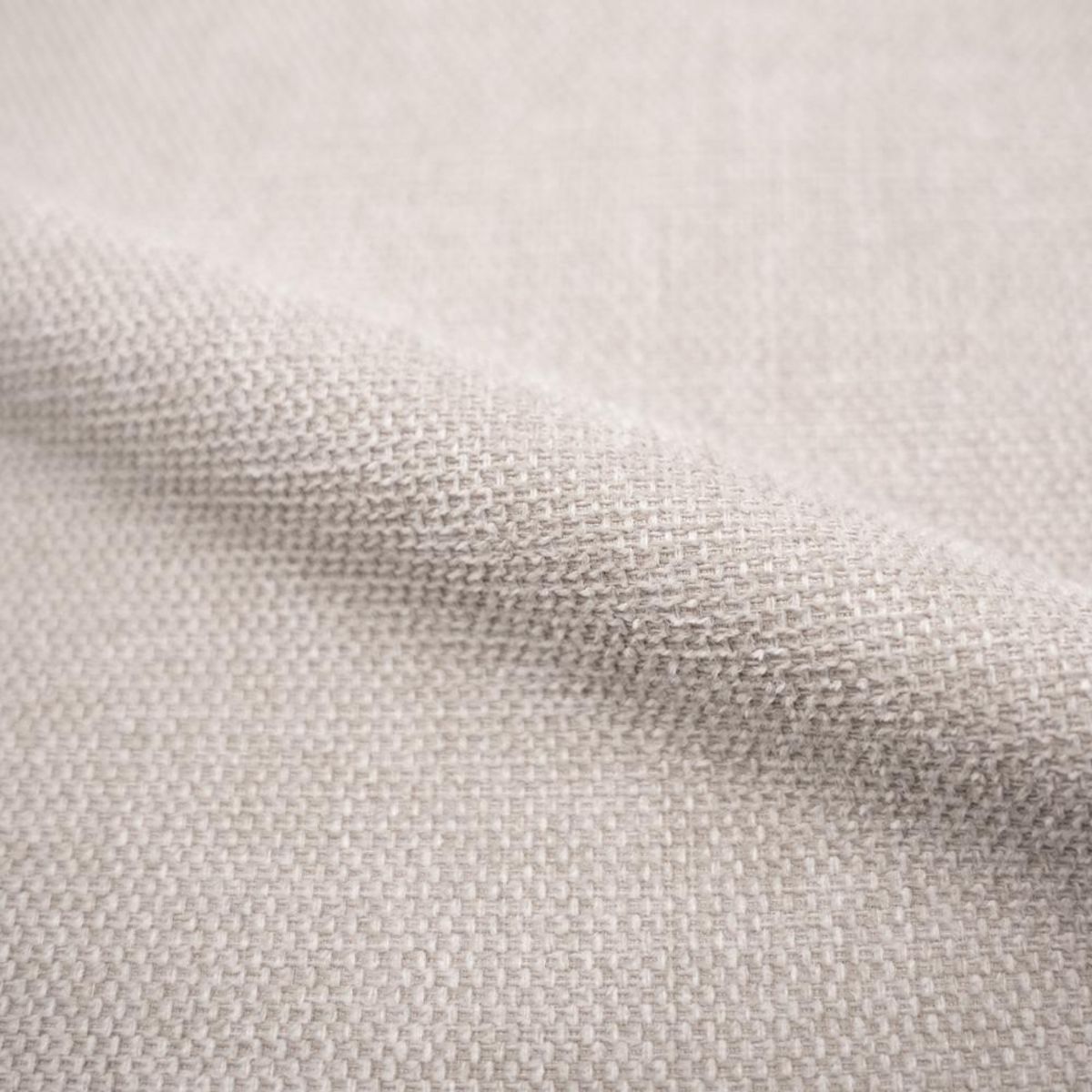 Rendez vous déco Chaise en bois d'hévéa et tissu gris clair - Héloïse