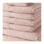 Voir la diapositive 2 : Today Lot de 4 Serviettes de bain TODAY 30x50 + 4 Serviettes de bain50x90 + 2 Draps de bain 70x130 cm 100% Coton - Rose des sables