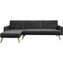 Voir la diapositive 1 : Habitat et Jardin Canapé d'angle convertible et réversible  Jules  - 3 places - Gris