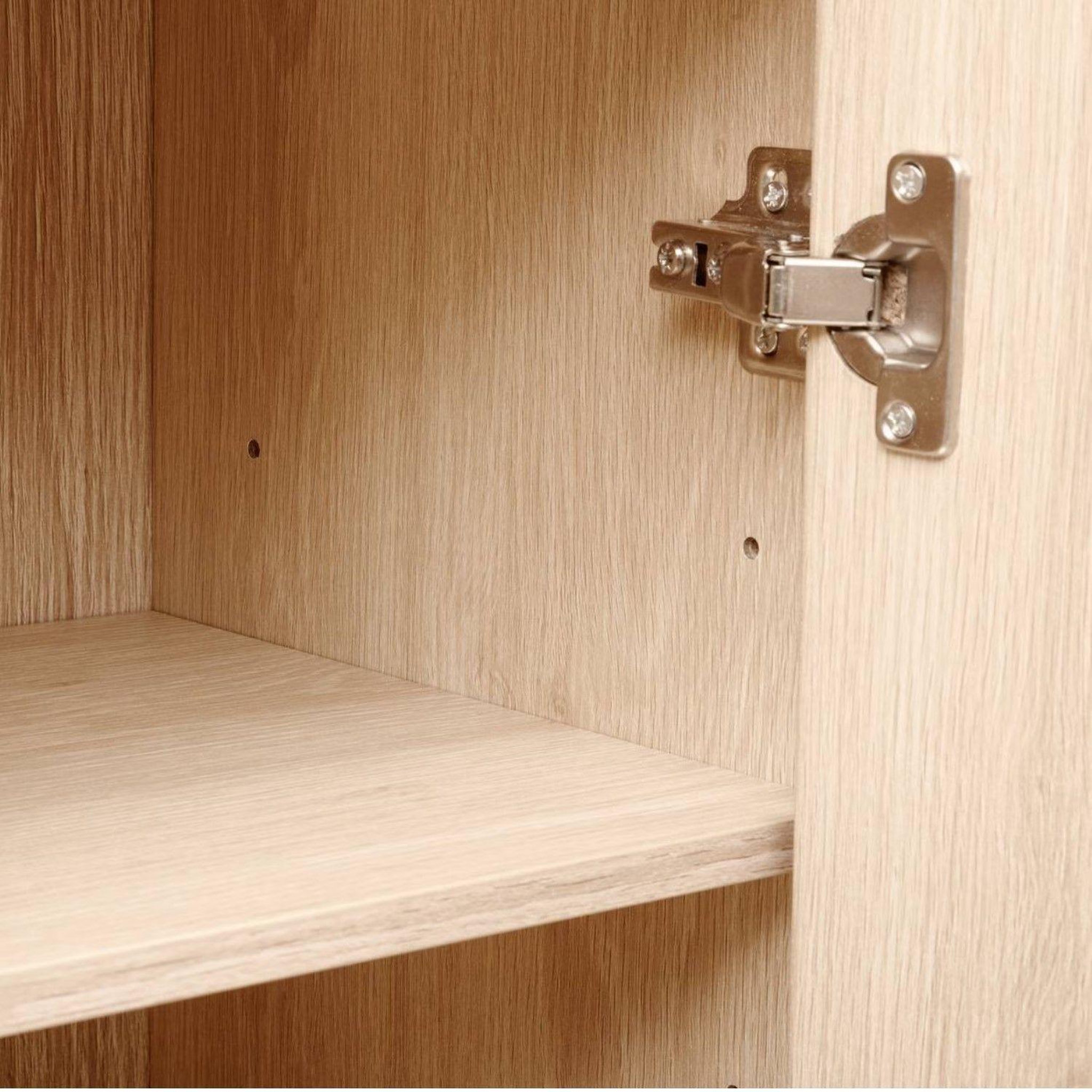 Voir la diapositive 4 : FIVE Colonne 2 portes effet bois naturel abana - beige