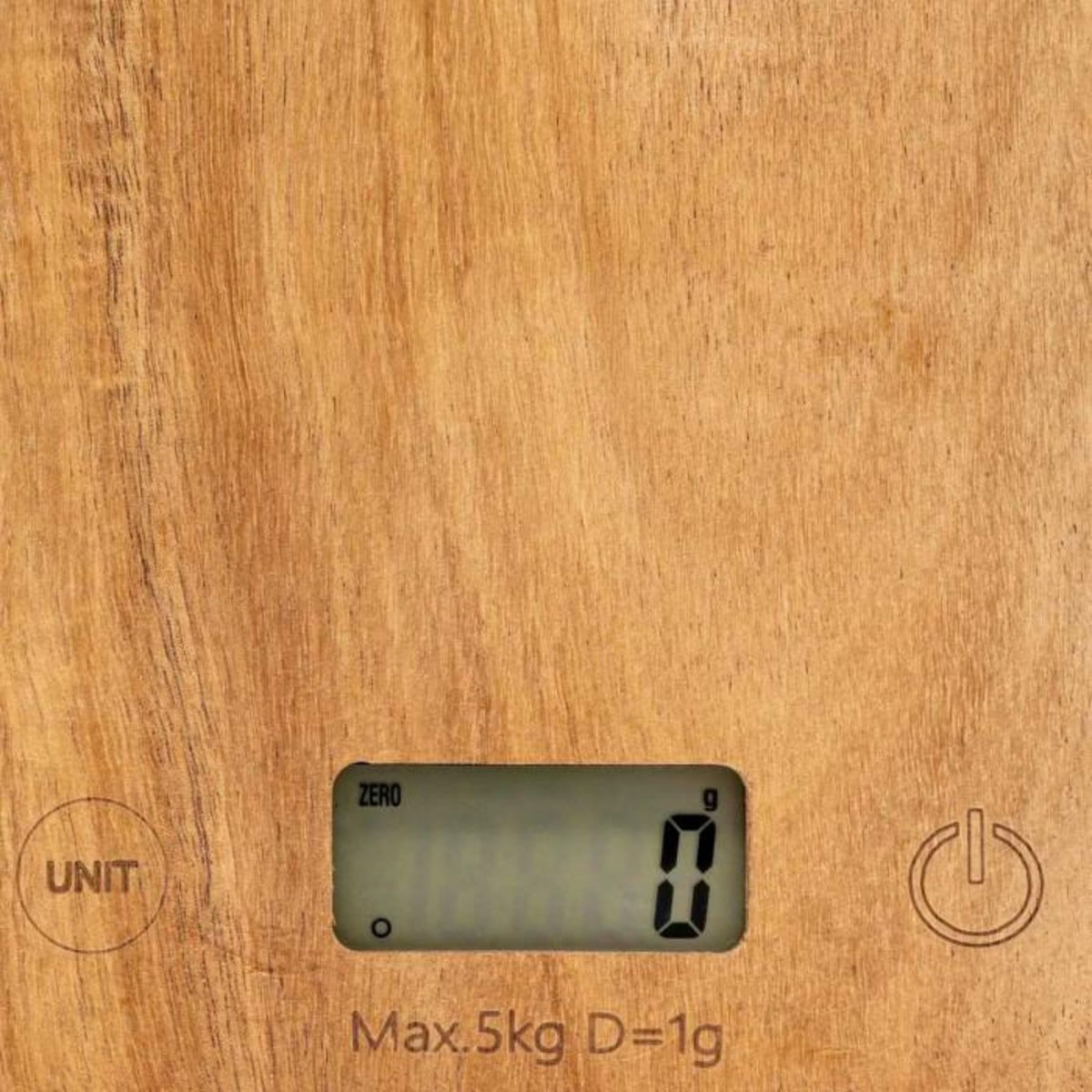 FIVE Balance de Cuisine Digitale  Acacia  21cm Naturel