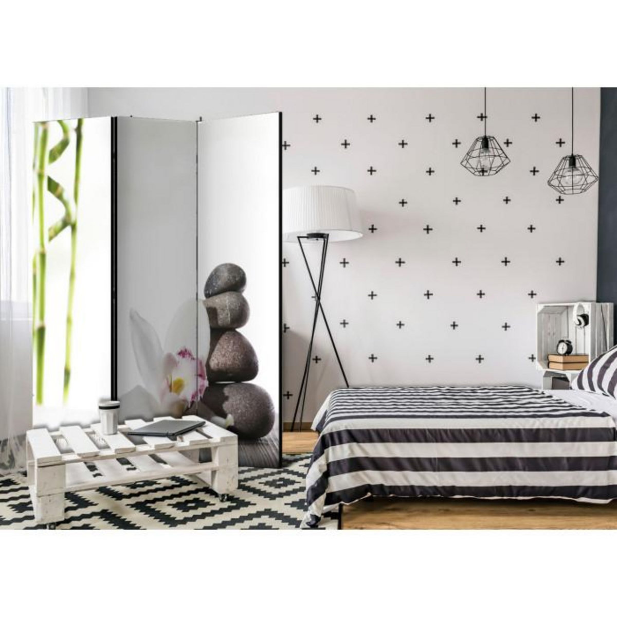 Paris Prix Paravent 3 Volets  Harmony  135x172cm