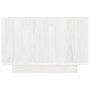 Voir la diapositive 5 : VIDAXL Table basse blanc 50x50x33,5 cm bois de pin massif