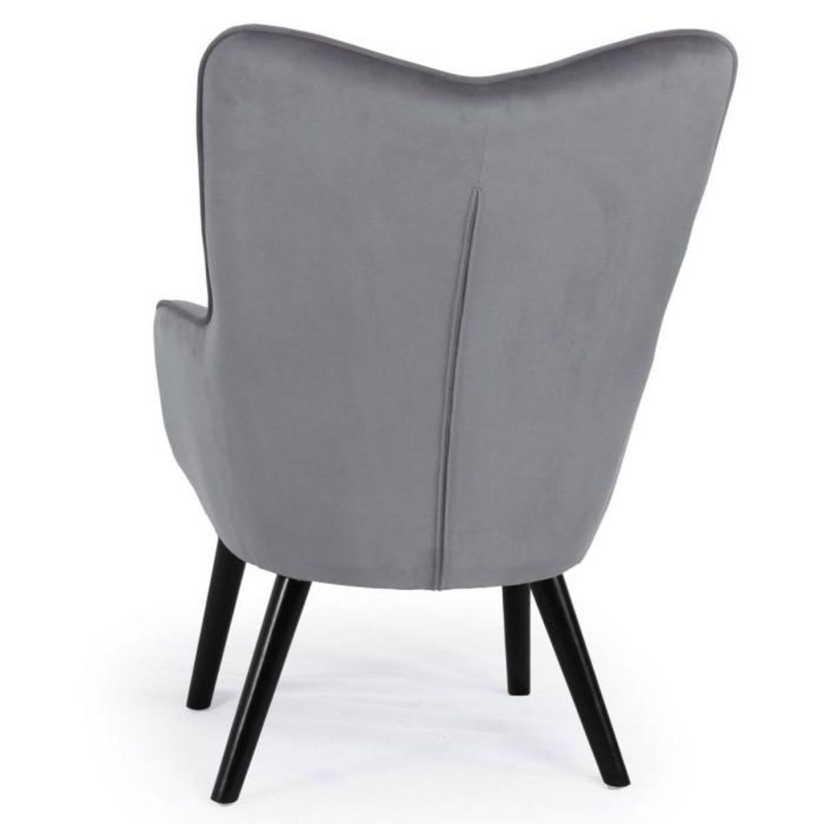 Paris Prix Fauteuil Design en Velours  Artic  100cm Gris